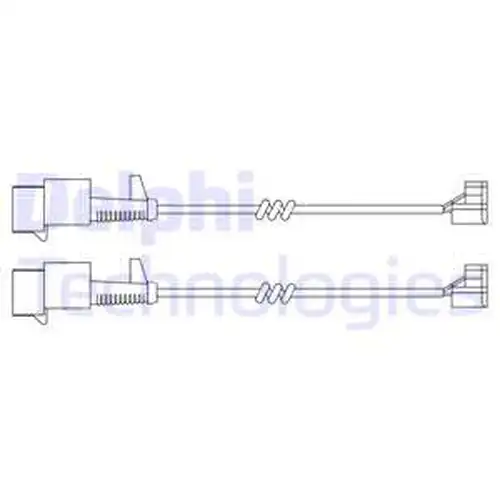 предупредителен контактен сензор, износване на накладките DELPHI LZ0256
