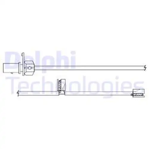 предупредителен контактен сензор, износване на накладките DELPHI LZ0283