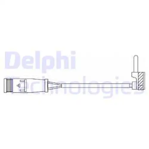 предупредителен контактен сензор, износване на накладките DELPHI LZ0291