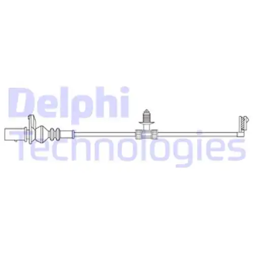 предупредителен контактен сензор, износване на накладките DELPHI LZ0307