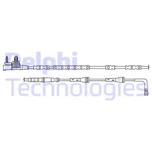 предупредителен контактен сензор, износване на накладките DELPHI LZ0316