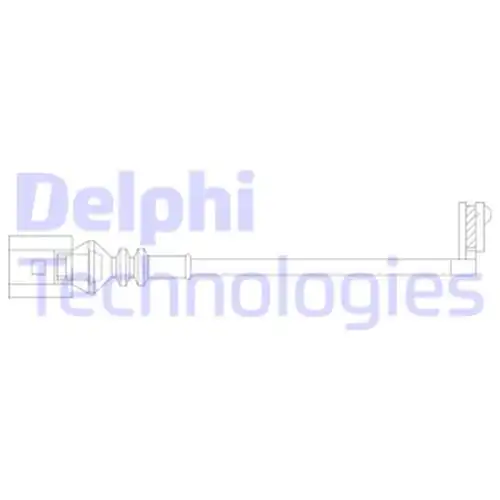 предупредителен контактен сензор, износване на накладките DELPHI LZ0328