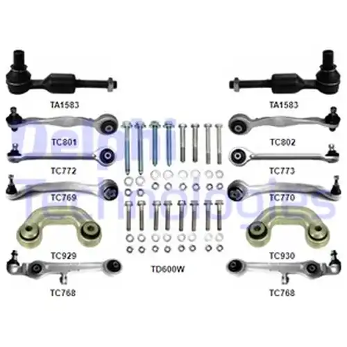 ремонтен комплект, напречен носач DELPHI TC1300KIT