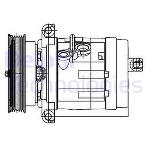 компресор за климатик DELPHI TSP0155984