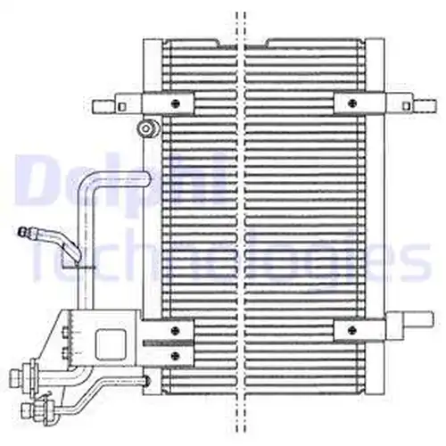 кондензатор, климатизация DELPHI TSP0225011