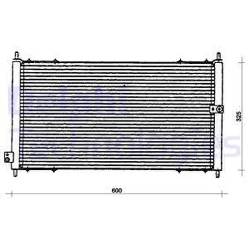 кондензатор, климатизация DELPHI TSP0225031