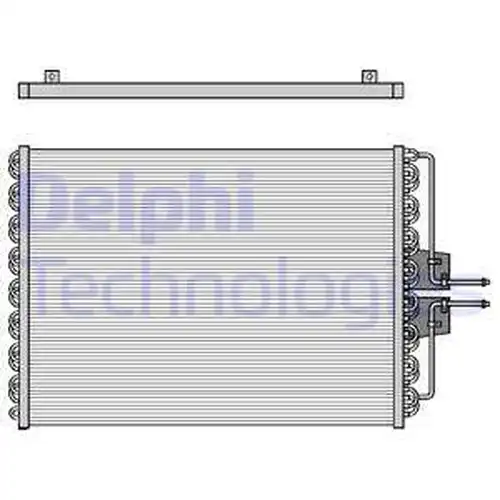 кондензатор, климатизация DELPHI TSP0225061