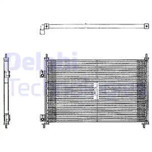 кондензатор, климатизация DELPHI TSP0225209