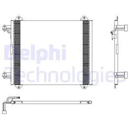 кондензатор, климатизация DELPHI TSP0225407