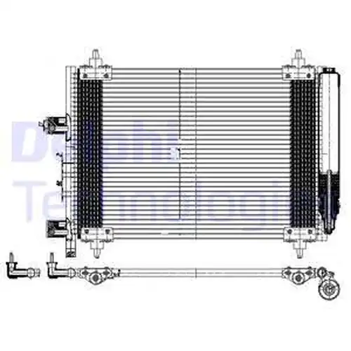 кондензатор, климатизация DELPHI TSP0225537