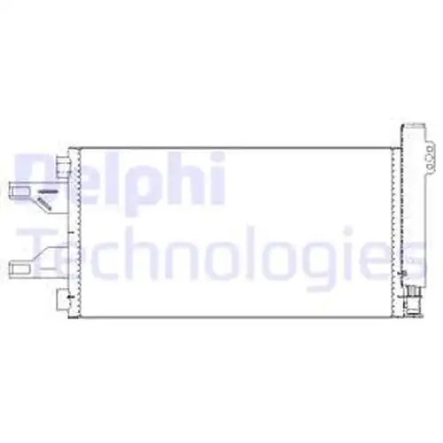 кондензатор, климатизация DELPHI TSP0225676