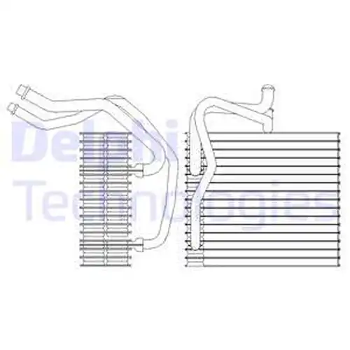 изпарител, климатична система DELPHI TSP0525198