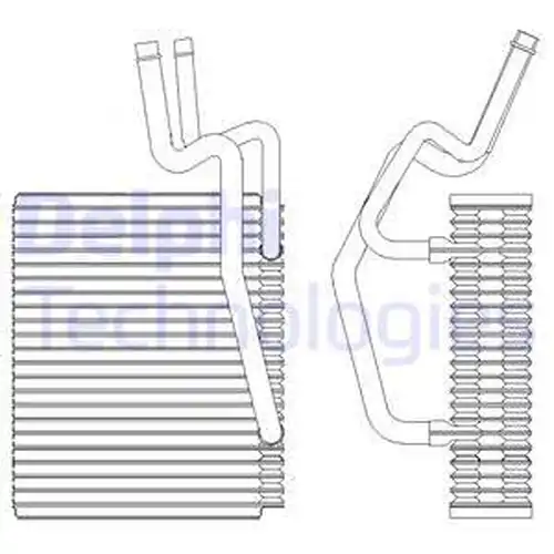 изпарител, климатична система DELPHI TSP0525204