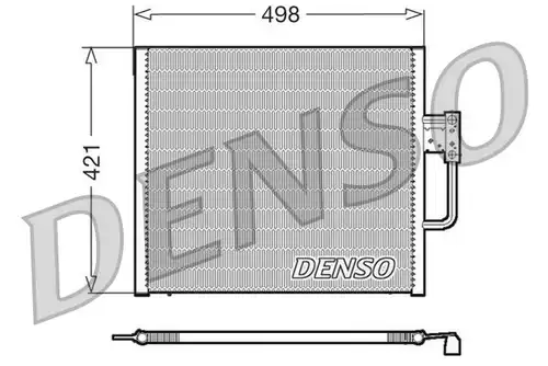 кондензатор, климатизация DENSO DCN05015