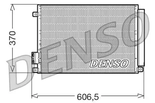 кондензатор, климатизация DENSO DCN09045