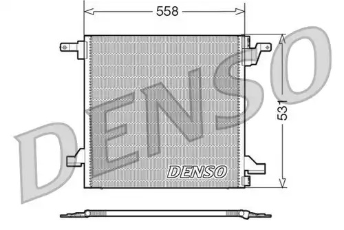 кондензатор, климатизация DENSO DCN17022