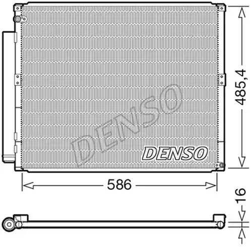 кондензатор, климатизация DENSO DCN50113