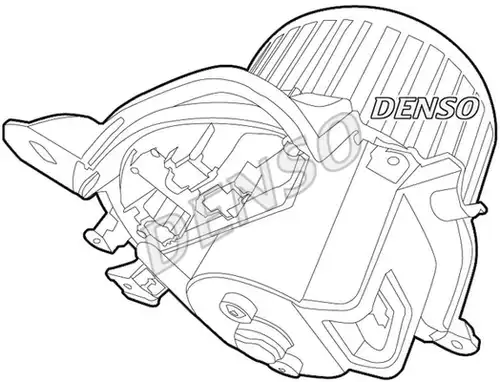 вентилатор вътрешно пространство DENSO DEA01012