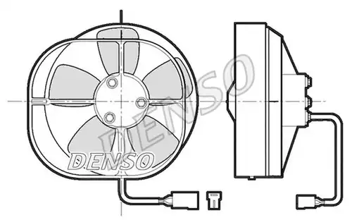 вентилатор вътрешно пространство DENSO DEA09204
