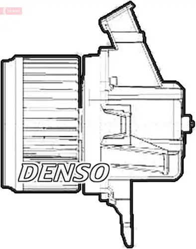 вентилатор вътрешно пространство DENSO DEA09208