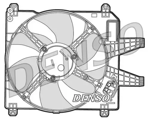 вентилатор, охлаждане на двигателя DENSO DER09004