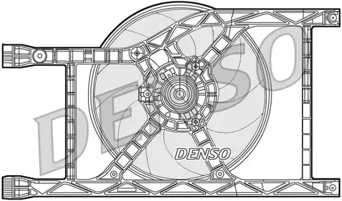 вентилатор, охлаждане на двигателя DENSO DER09045