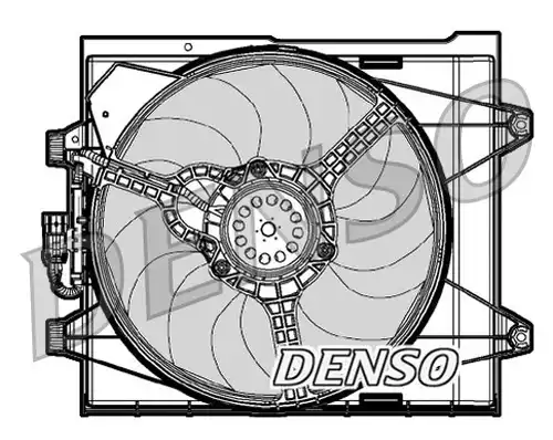 вентилатор, охлаждане на двигателя DENSO DER09046