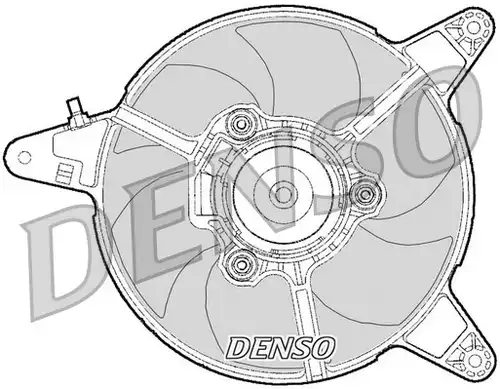 вентилатор, охлаждане на двигателя DENSO DER09095