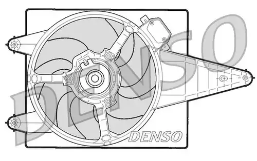 вентилатор, охлаждане на двигателя DENSO DER13204