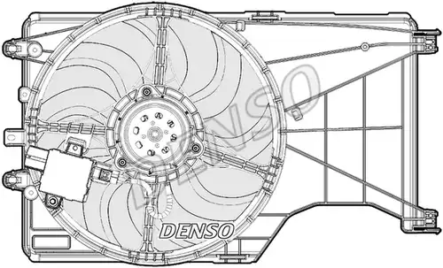 вентилатор, охлаждане на двигателя DENSO DER20001