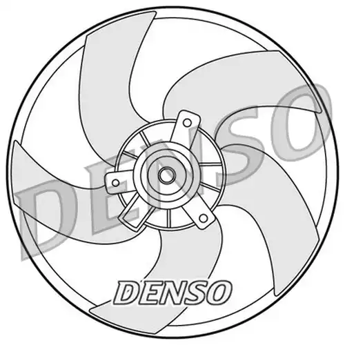 вентилатор, охлаждане на двигателя DENSO DER21011