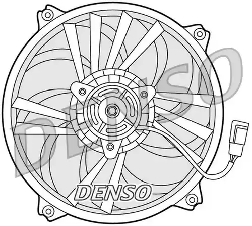 вентилатор, охлаждане на двигателя DENSO DER21015