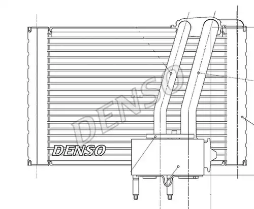 изпарител, климатична система DENSO DEV07005