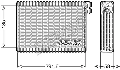 изпарител, климатична система DENSO DEV09013