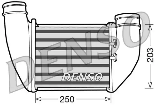 интеркулер (охладител за въздуха на турбината) DENSO DIT02011