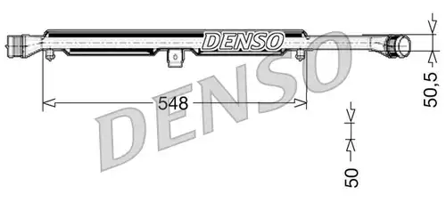 интеркулер (охладител за въздуха на турбината) DENSO DIT02026