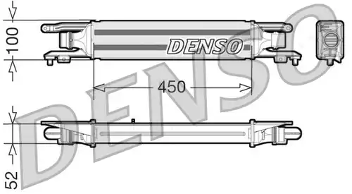 интеркулер (охладител за въздуха на турбината) DENSO DIT20001