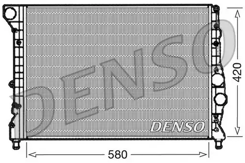 воден радиатор DENSO DRM01001