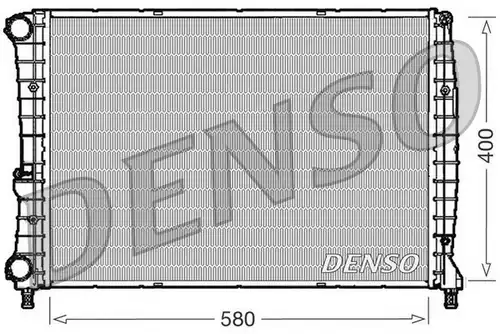 воден радиатор DENSO DRM01002