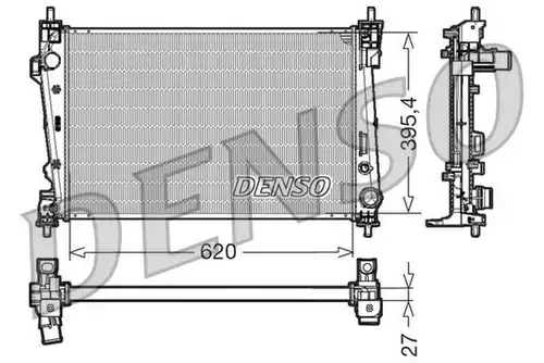 воден радиатор DENSO DRM01006