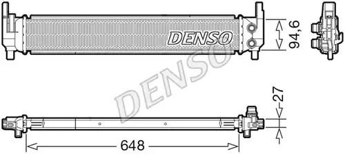 воден радиатор DENSO DRM02042