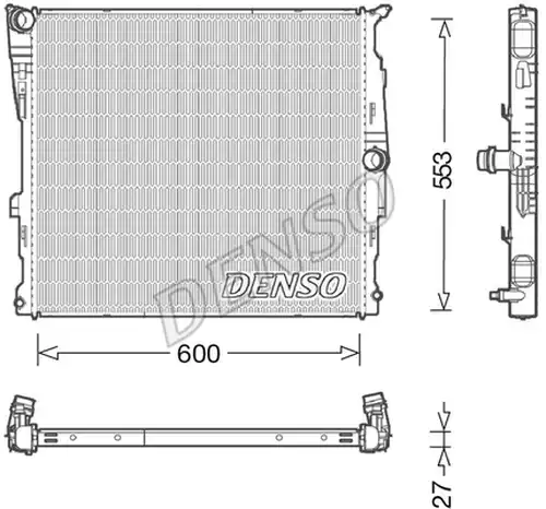 воден радиатор DENSO DRM05008