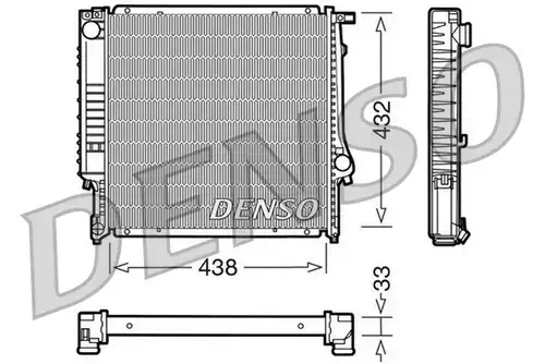 воден радиатор DENSO DRM05022