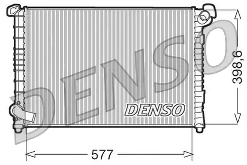 воден радиатор DENSO DRM05101