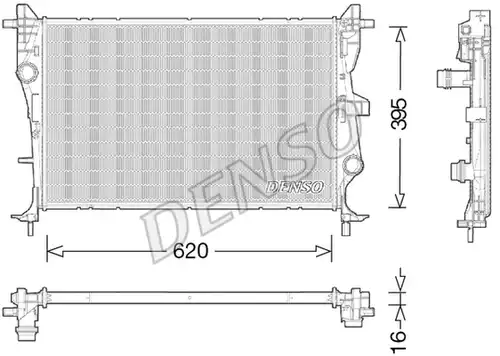 воден радиатор DENSO DRM06038