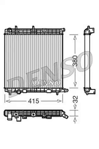 воден радиатор DENSO DRM07010