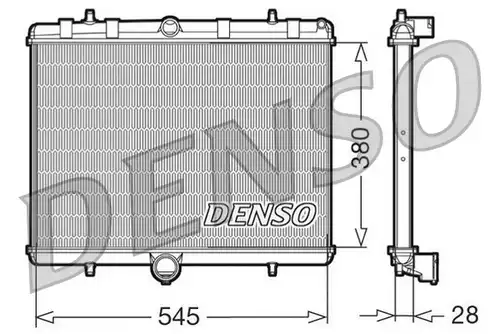 воден радиатор DENSO DRM07060