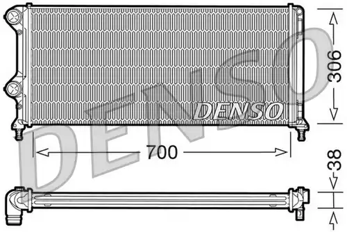 воден радиатор DENSO DRM09060