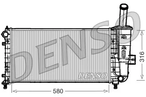 воден радиатор DENSO DRM09102