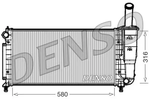 воден радиатор DENSO DRM09105